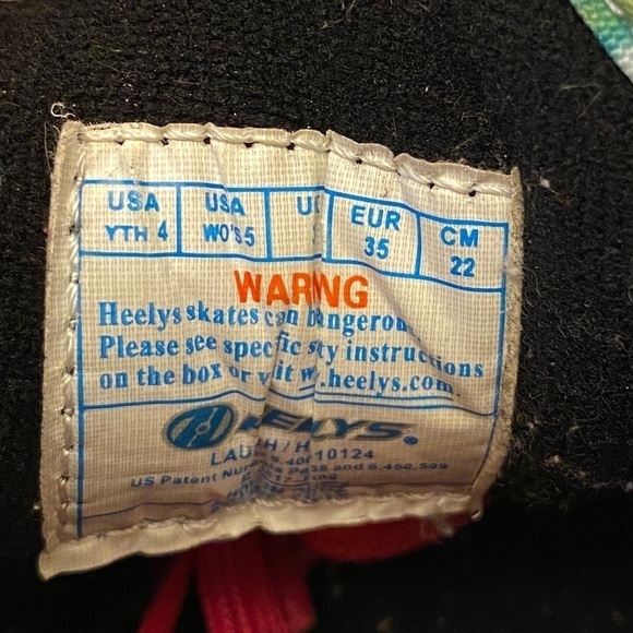 HEELYS Tie Dye Skate Shoes Youth Sz 4 Pink / Blue - Picture 8 of 8